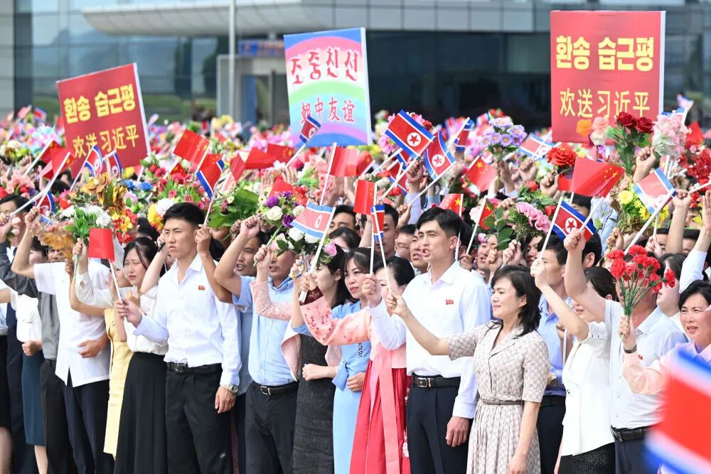 图片[6]-金正恩为习近平举行欢送仪式，高清大图来了！-八博网