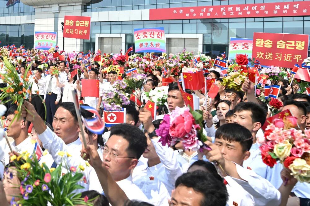 图片[4]-金正恩为习近平举行欢送仪式，高清大图来了！-八博网